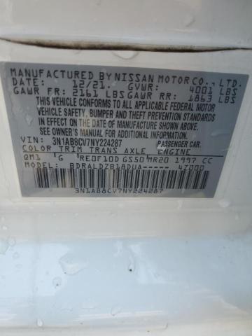 2022 Nissan Sentra Sv VIN: 3N1AB8CV7NY224287 Lot: 56533584