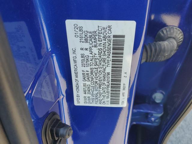 2020 Acura Tlx Technology VIN: 19UUB1F69LA010796 Lot: 57418834