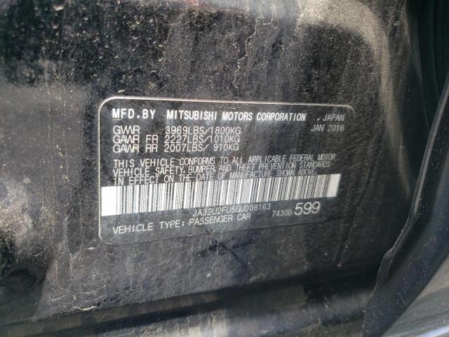 2016 Mitsubishi Lancer Es VIN: JA32U2FU5GU008163 Lot: 60026034