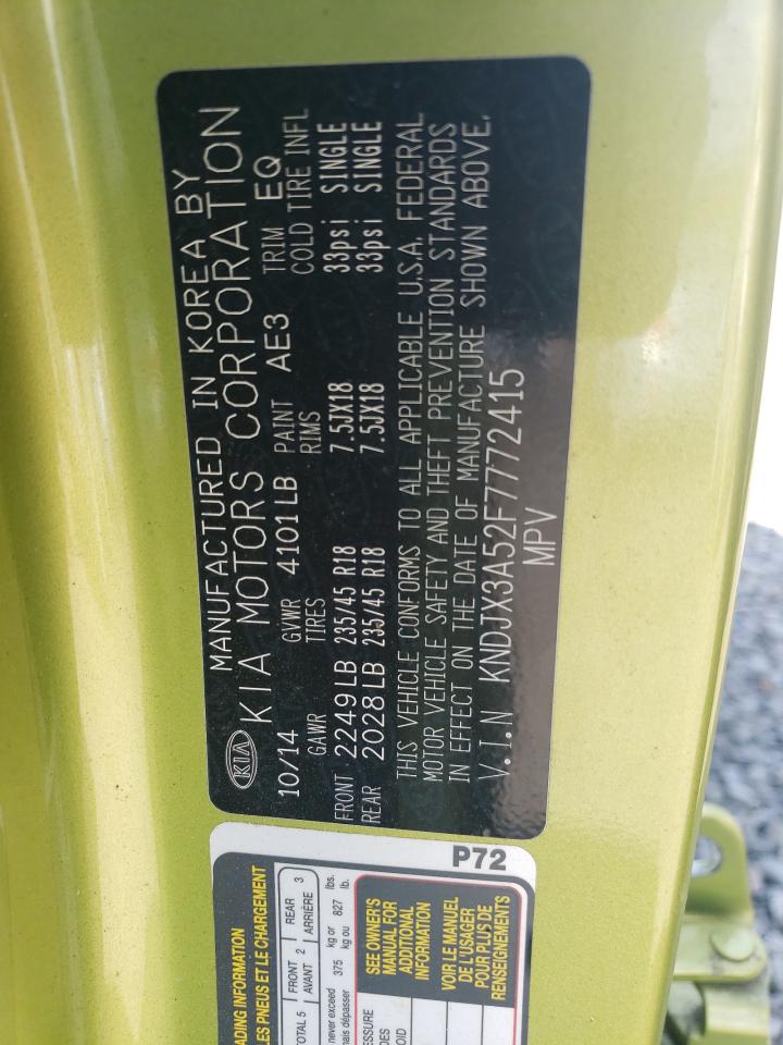 KNDJX3A52F7772415 2015 Kia Soul !