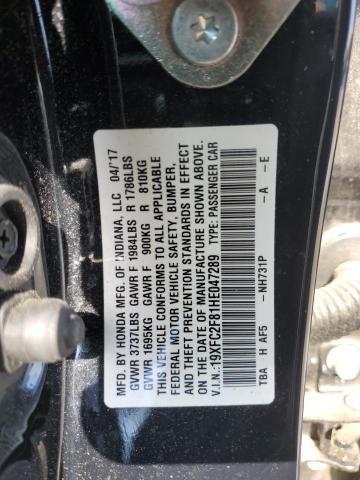 19XFC2F81HE047289 2017 HONDA CIVIC - Image 12