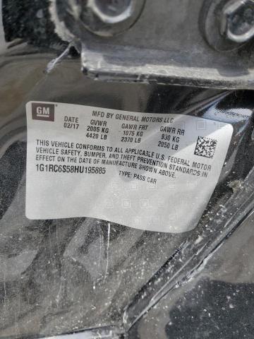 2017 CHEVROLET VOLT LT 1G1RC6S58HU195885