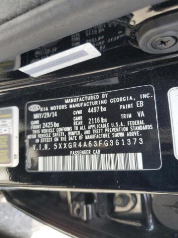 2015 Kia Optima Sx VIN: 5XXGR4A63FG361373 Lot: 58781864