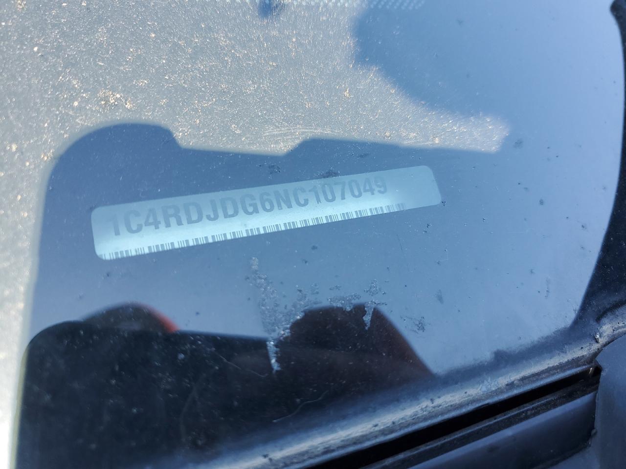 1C4RDJDG6NC107049 2022 Dodge Durango Gt