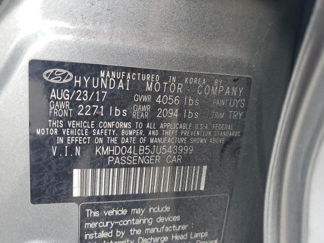 2018 HYUNDAI ELANTRA SP - KMHD04LB5JU543999