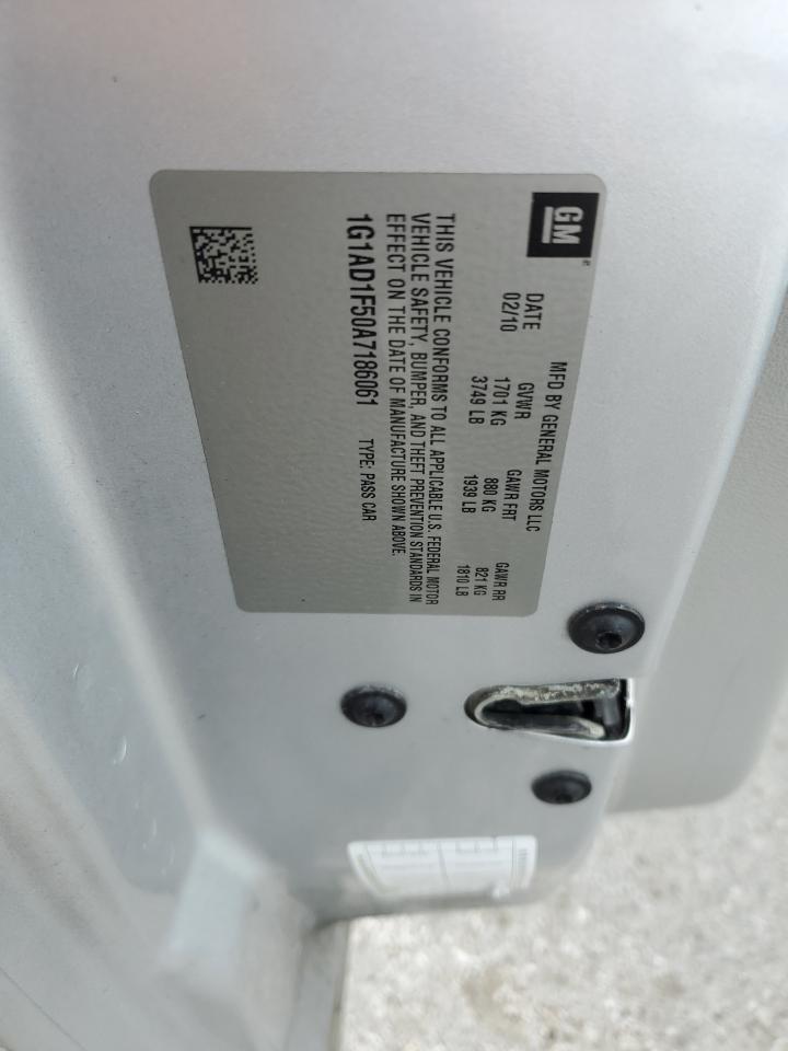 1G1AD1F50A7186061 2010 Chevrolet Cobalt 1Lt