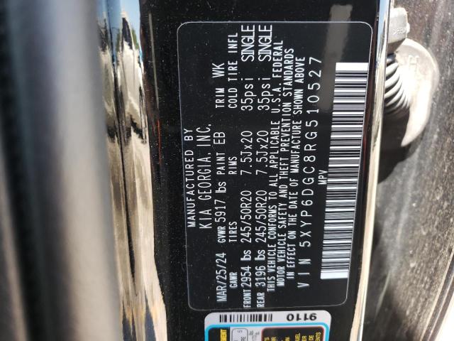 2024 Kia Telluride S VIN: 5XYP6DGC8RG510527 Lot: 59948774