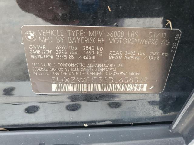 2011 BMW X5 xDrive35D VIN: 5UXZW0C59BL658347 Lot: 60001204