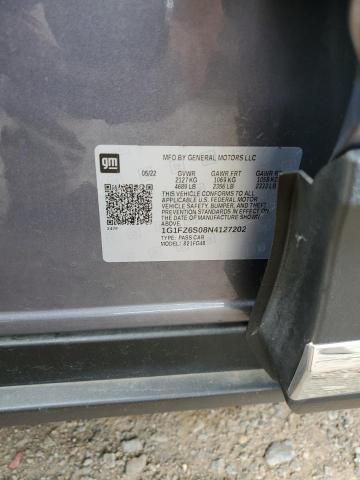 2022 Chevrolet Bolt Euv Premier VIN: 1G1FZ6S08N4127202 Lot: 60606364