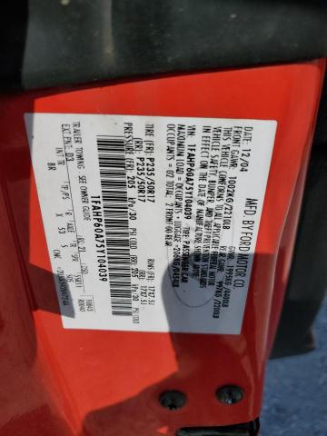 2005 Ford Thunderbird VIN: 1FAHP60A75Y104039 Lot: 58468024