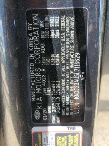 2020 Kia Soul Lx VIN: KNDJ23AU5L7116629 Lot: 57853274