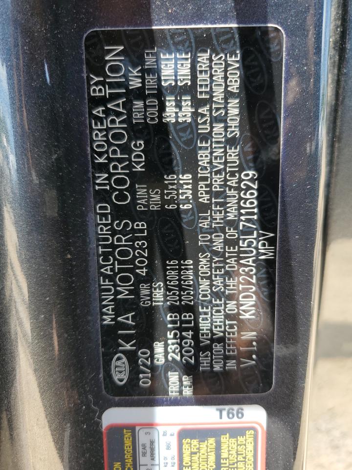 KNDJ23AU5L7116629 2020 Kia Soul Lx