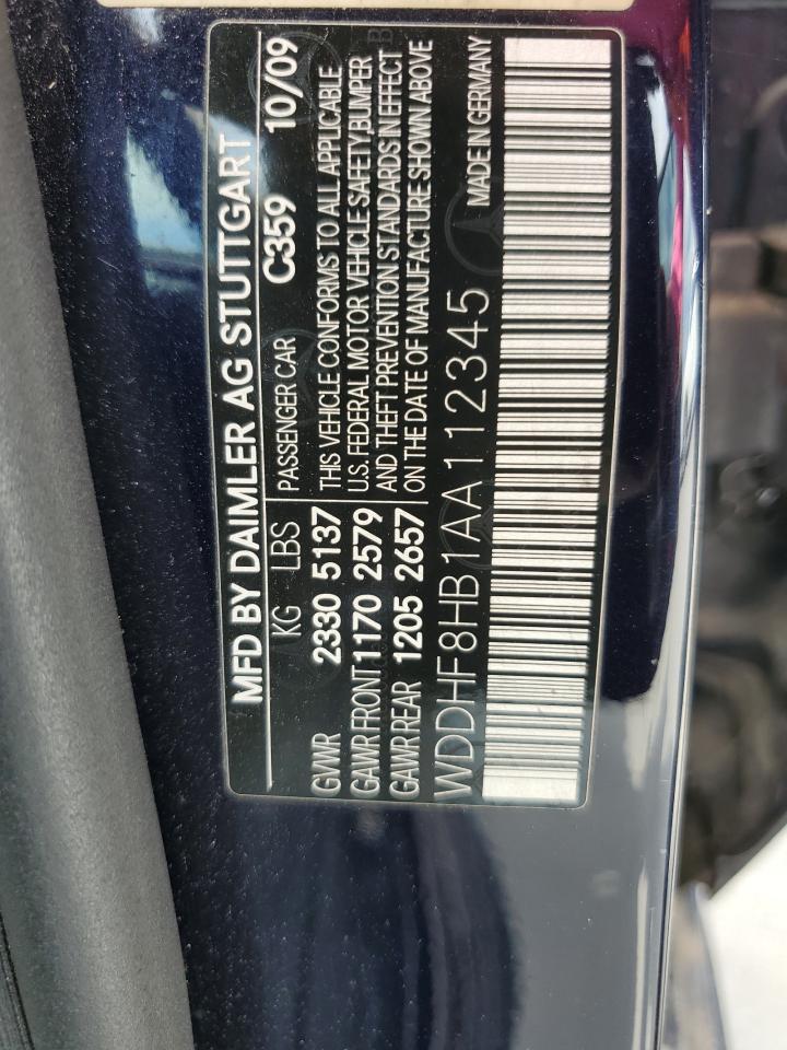 WDDHF8HB1AA112345 2010 Mercedes-Benz E 350 4Matic