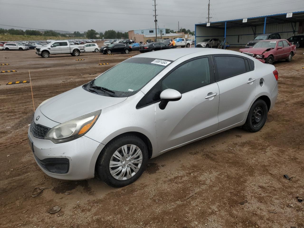 2014 Kia Rio Lx vin: KNADM4A35E6353809
