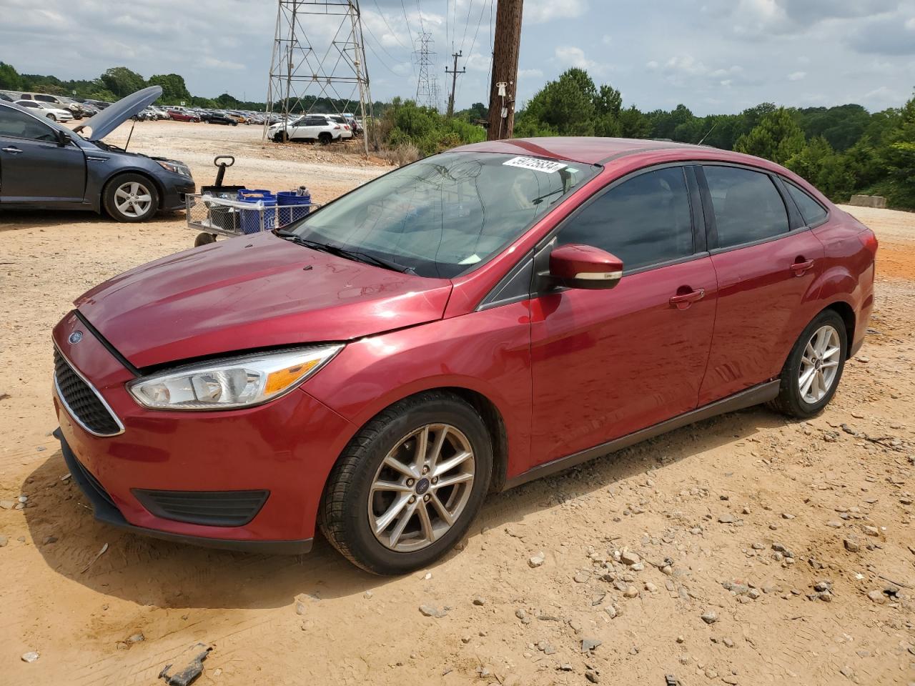 2017 Ford Focus Se vin: 1FADP3F21HL261774