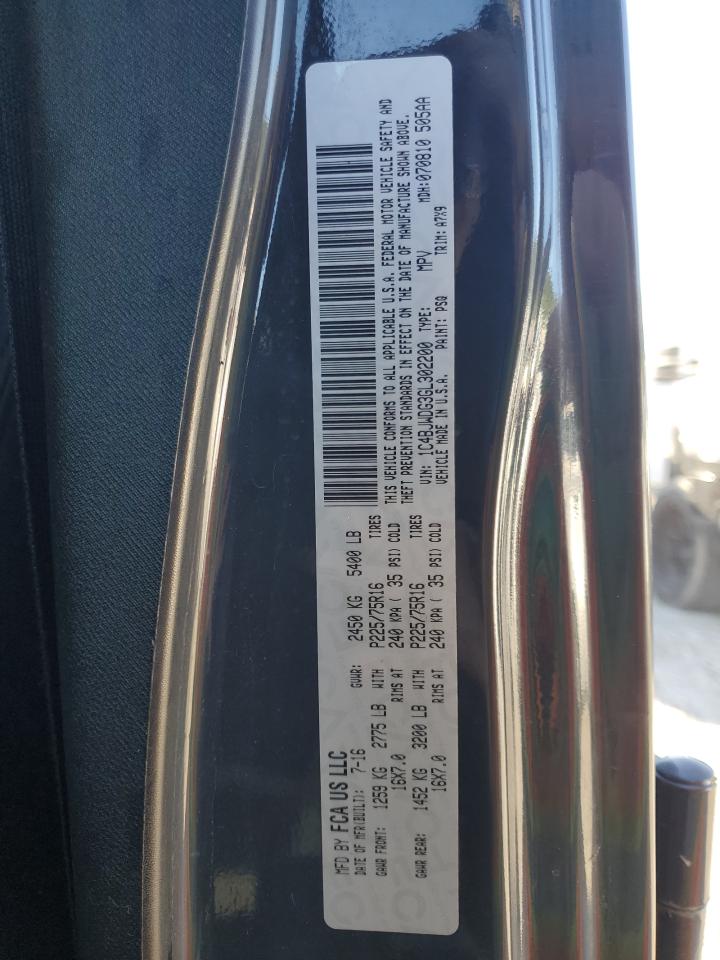 1C4BJWDG3GL302200 2016 Jeep Wrangler Unlimited Sport