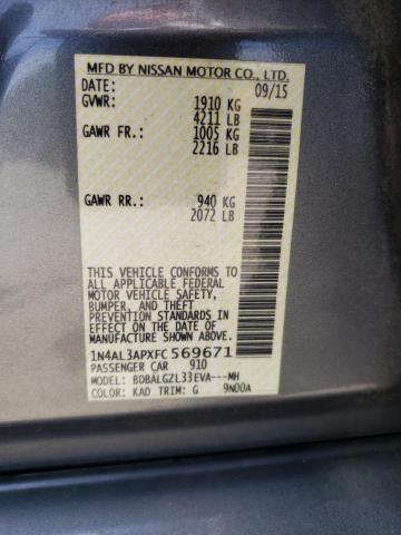 1N4AL3APXFC569671 2015 NISSAN ALTIMA - Image 12