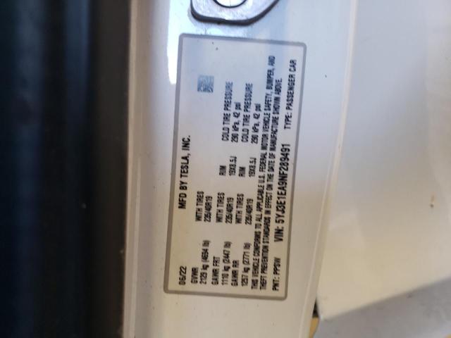 5YJ3E1EA9NF289491 2022 TESLA MODEL 3 - Image 12