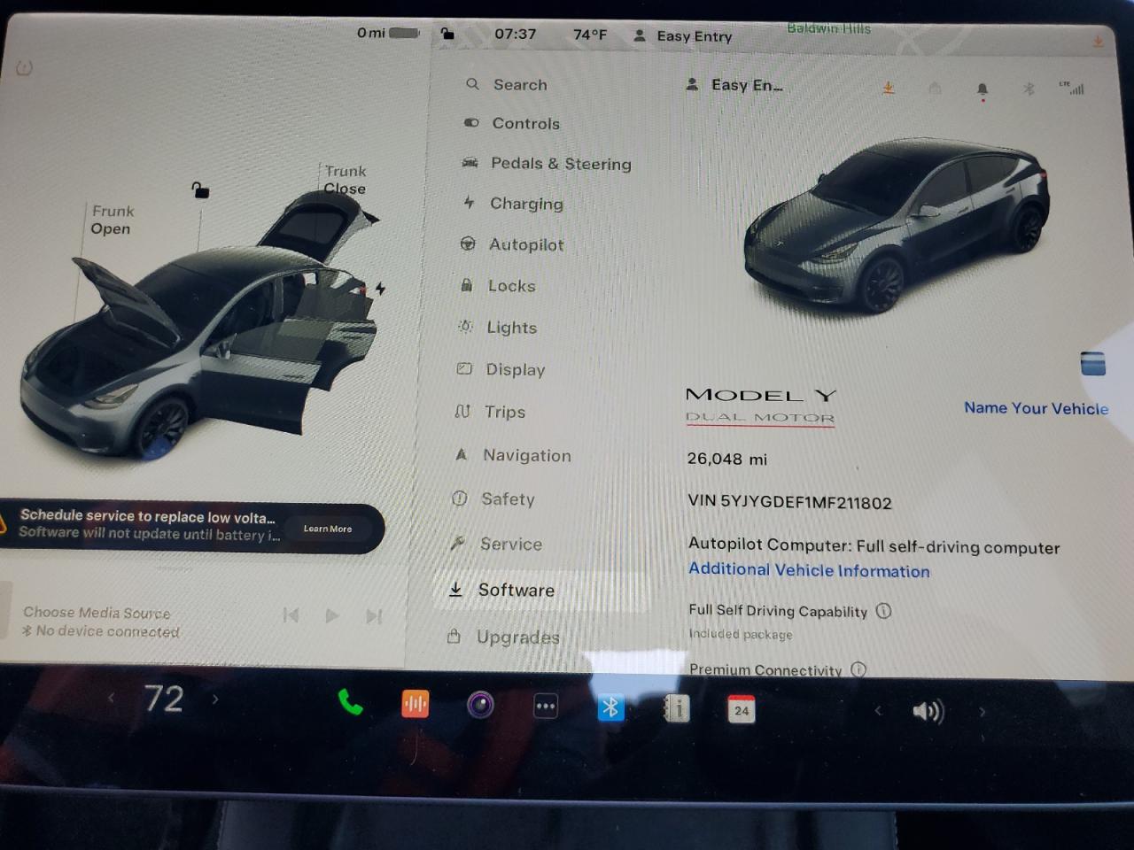 5YJYGDEF1MF211802 2021 Tesla Model Y