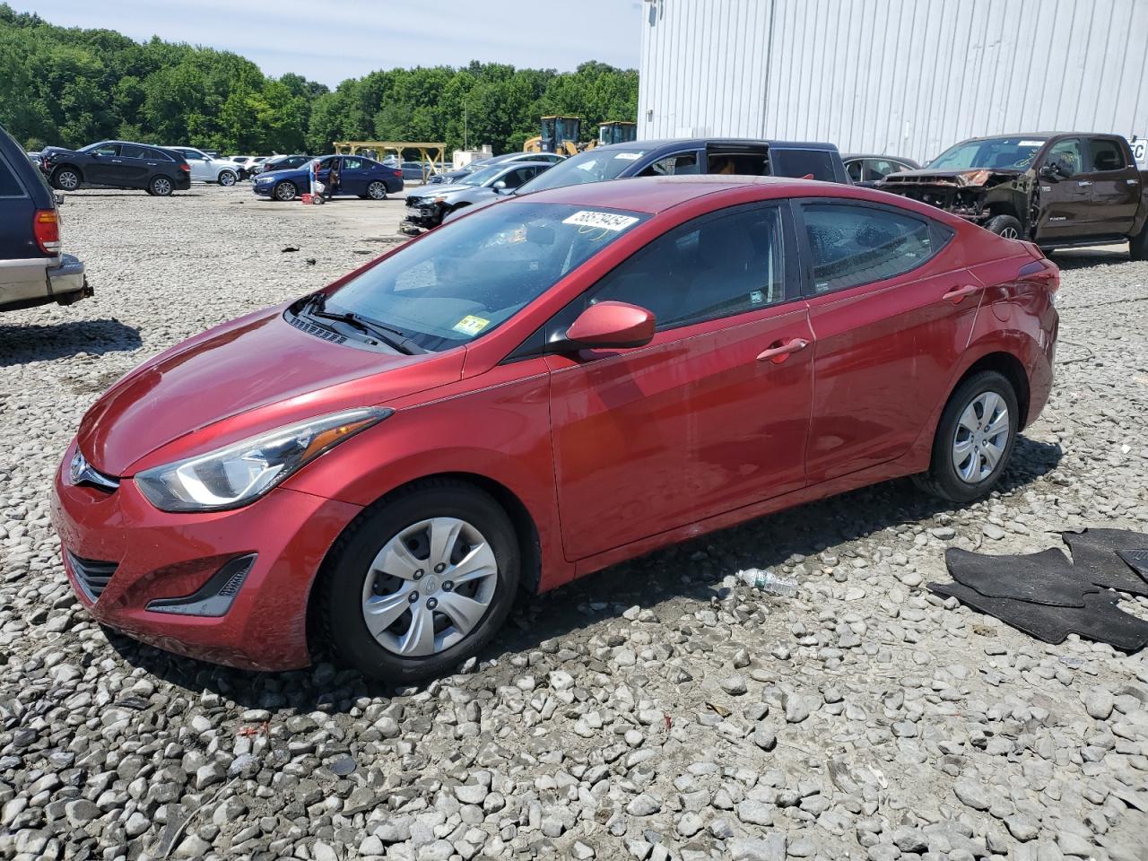 2016 Hyundai Elantra Se vin: 5NPDH4AE7GH722218