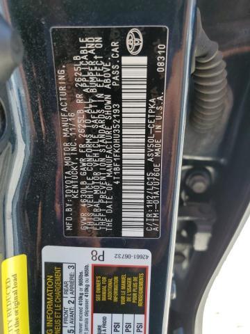 4T1BF1FK0HU352193 2017 TOYOTA CAMRY - Image 12