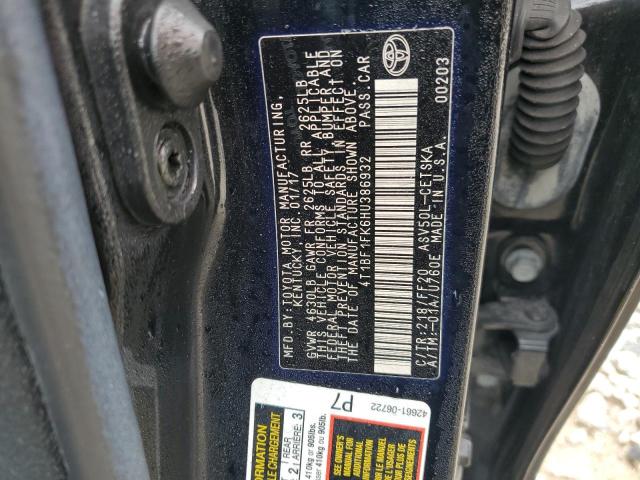 4T1BF1FK6HU386932 2017 TOYOTA CAMRY - Image 12