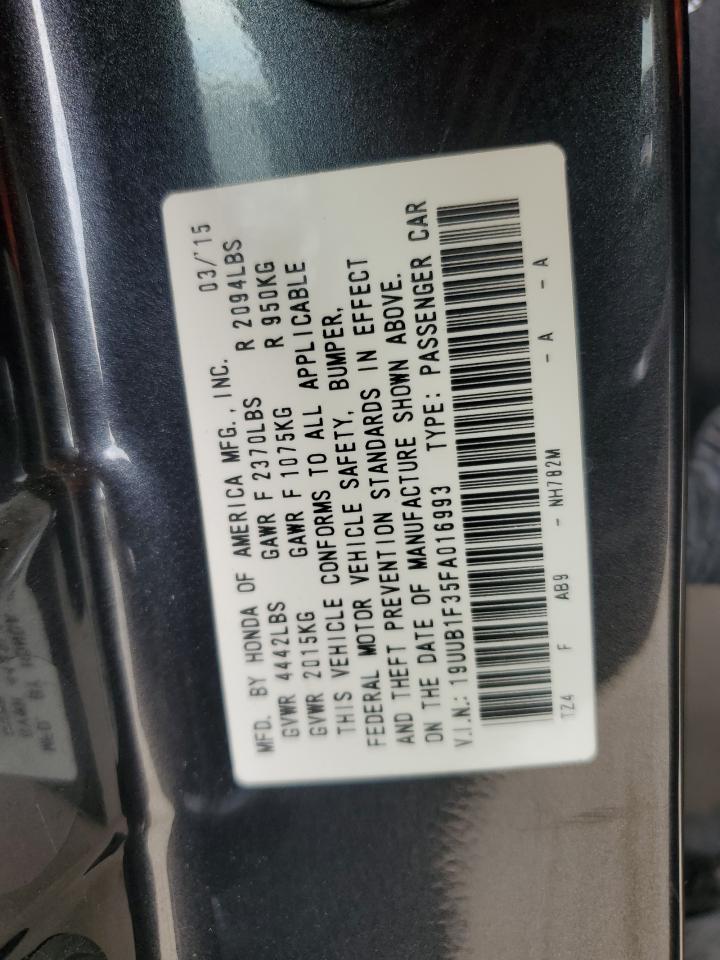 19UUB1F35FA016993 2015 Acura Tlx