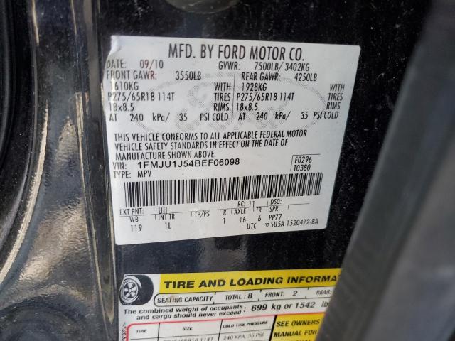 2011 Ford Expedition Xlt VIN: 1FMJU1J54BEF06098 Lot: 57268784