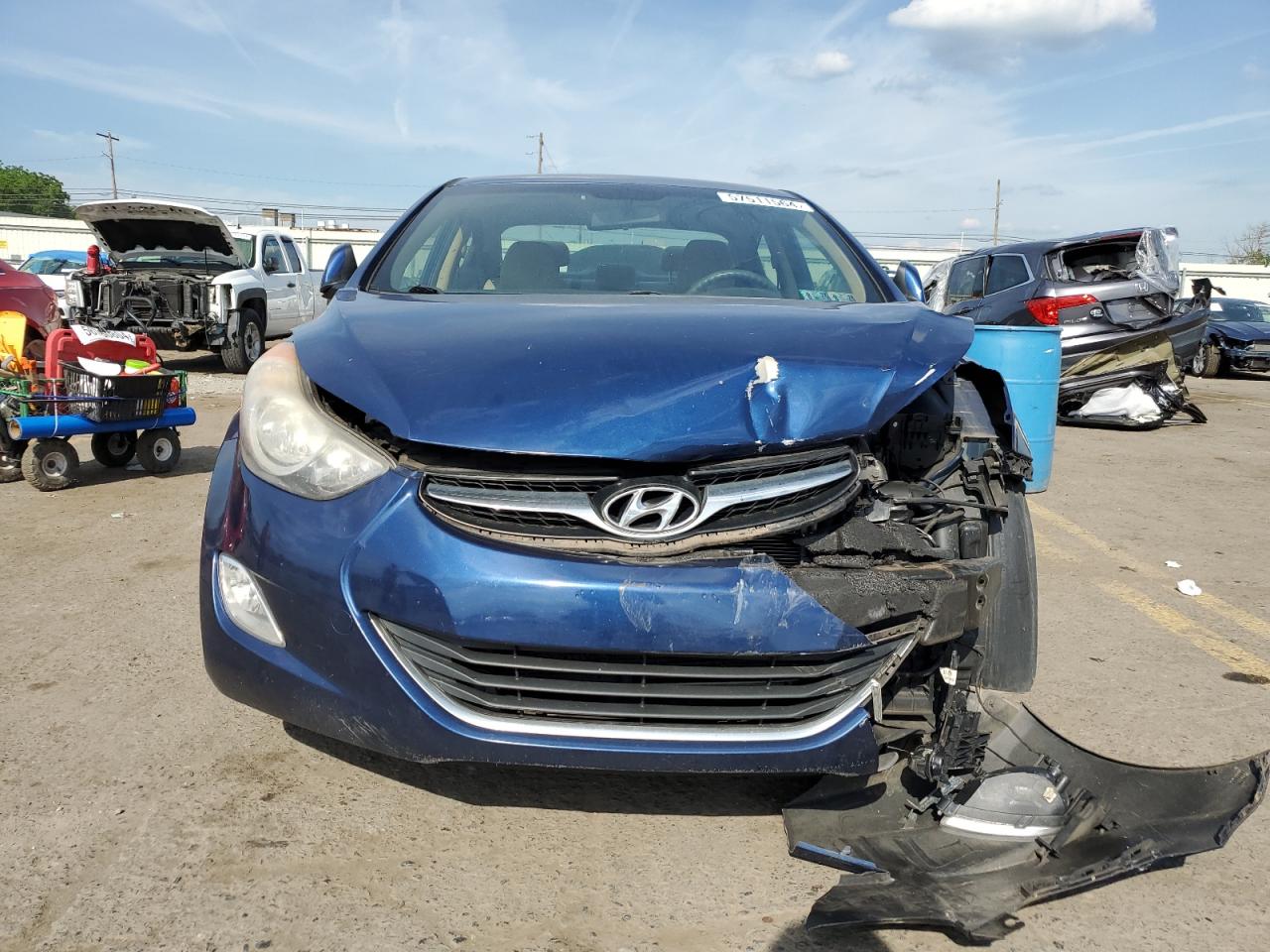 KMHDH4AEXDU499816 2013 Hyundai Elantra Gls