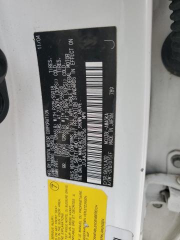 2005 Lexus Rx 330 VIN: JTJHA31U750083756 Lot: 59254184