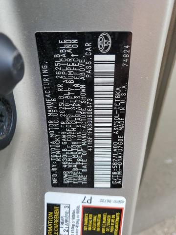 VIN 4T1BF1FK8GU606473 2016 Toyota Camry, LE no.12