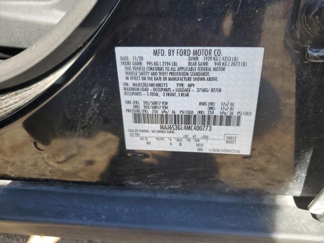 2021 Ford Ecosport Se VIN: MAJ6S3GL4MC400773 Lot: 58481884