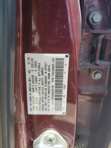 1HGCP26708A069156 2008 Honda Accord Ex