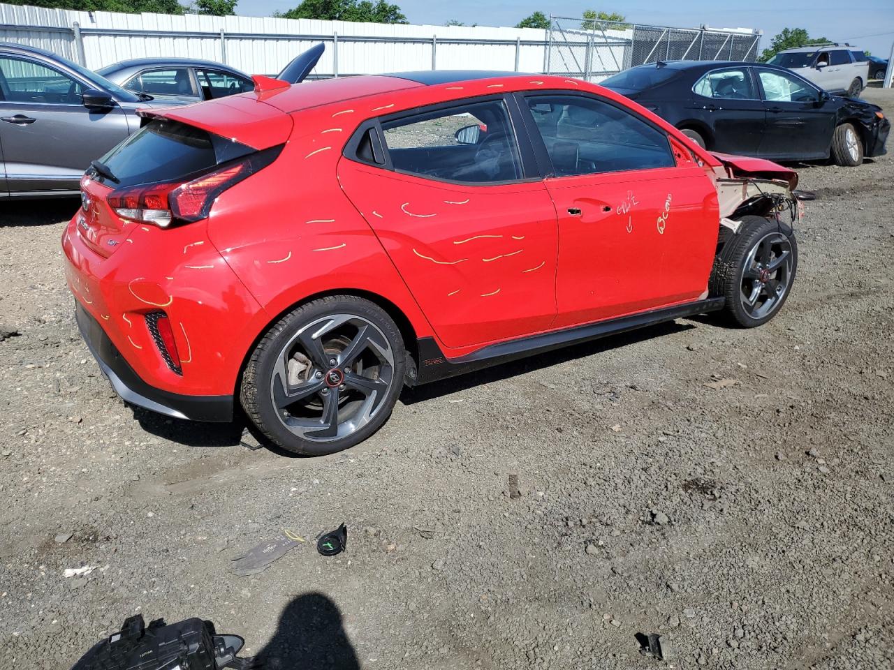 KMHTH6AB2KU011680 2019 Hyundai Veloster Turbo