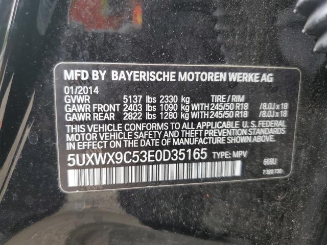 VIN 5UXWX9C53E0D35165 2014 BMW X3, Xdrive28I no.13