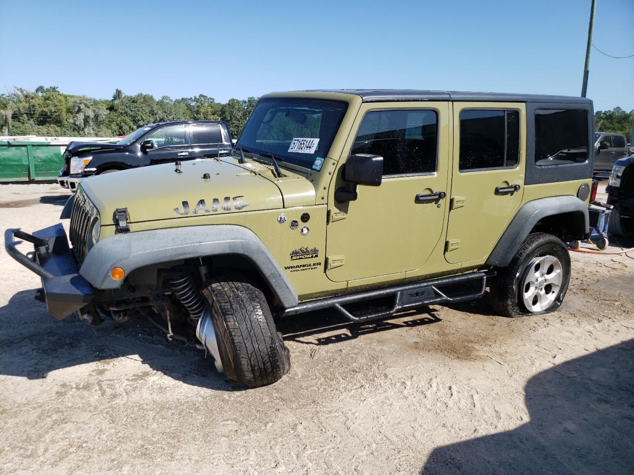 1C4BJWDG1DL598474 2013 Jeep Wrangler Unlimited Sport