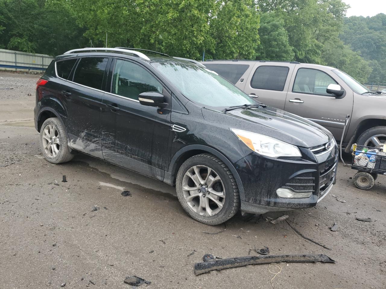 2014 Ford Escape Titanium vin: 1FMCU0JX4EUC81177