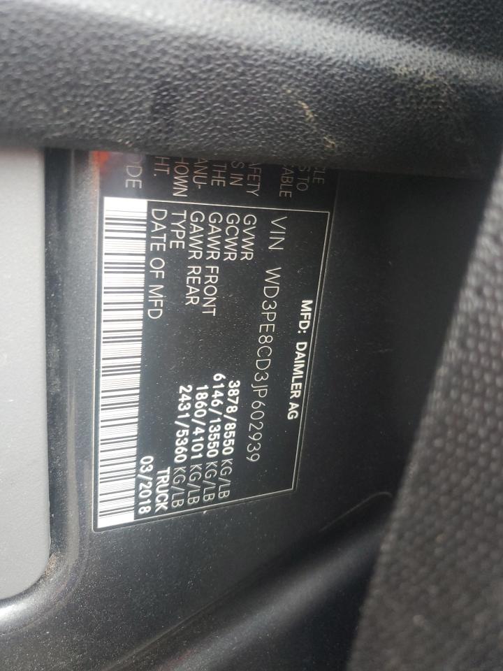 WD3PE8CD3JP602939 2018 Mercedes-Benz Sprinter 2500