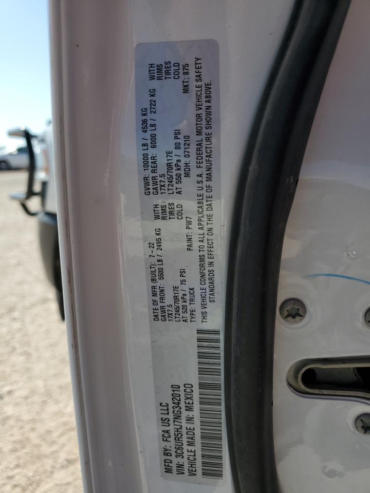 3C6UR5HJ7NG342010 2022 Ram 2500 Tradesman