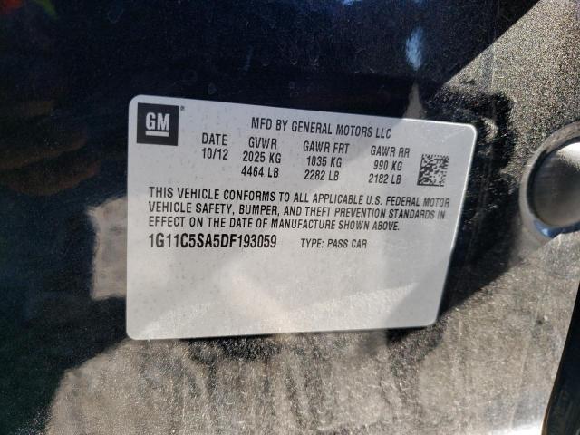 2013 Chevrolet Malibu 1Lt VIN: 1G11C5SA5DF193059 Lot: 57776984