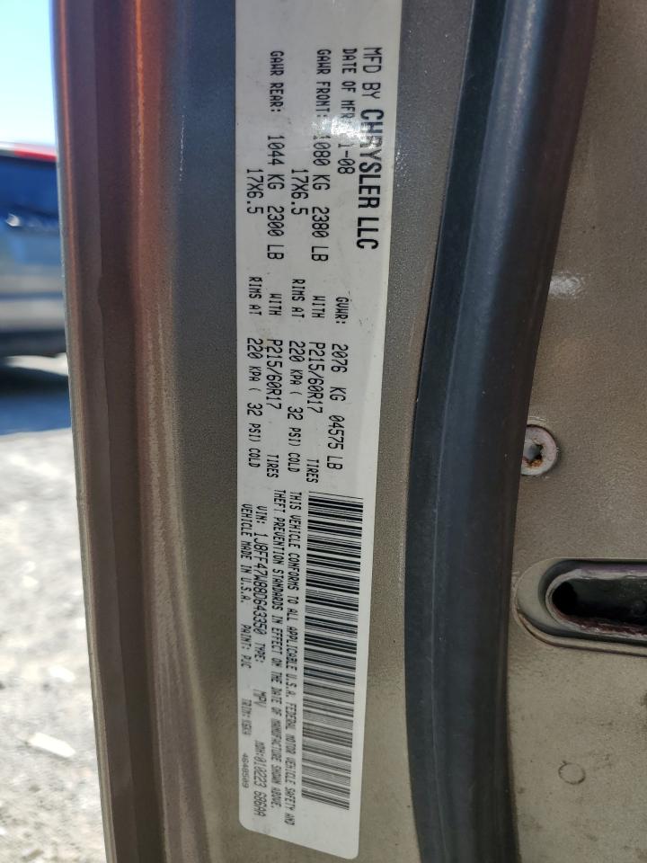 1J8FF47W88D643350 2008 Jeep Compass Sport