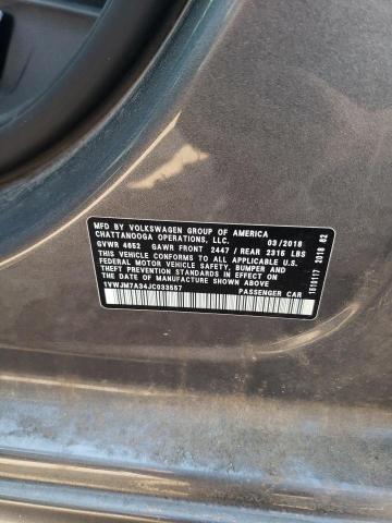 2018 VOLKSWAGEN PASSAT GT 1VWJM7A34JC033557