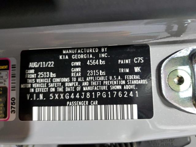 2023 Kia K5 Gt VIN: 5XXG44J81PG176241 Lot: 55682504
