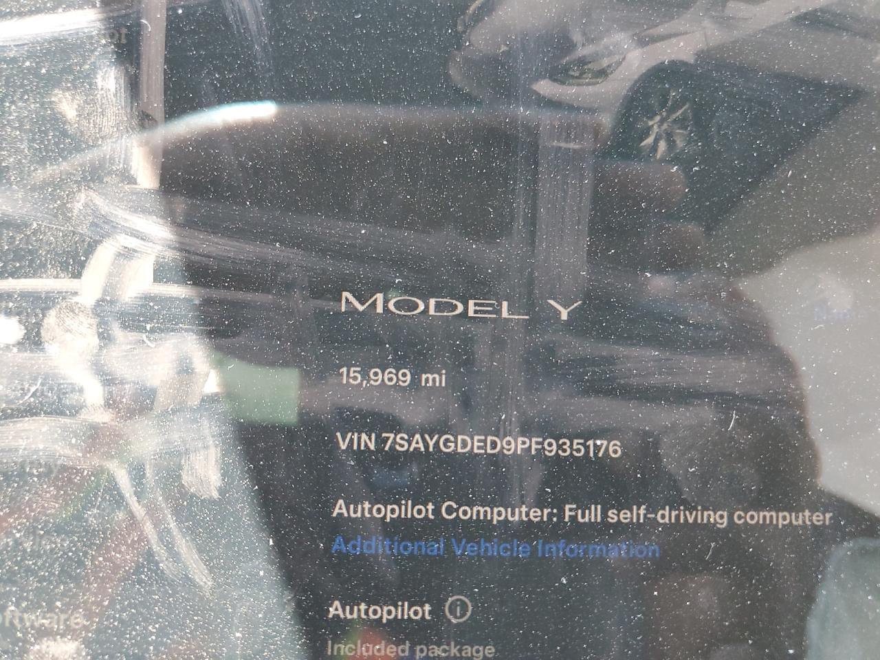 7SAYGDED9PF935176 2023 Tesla Model Y