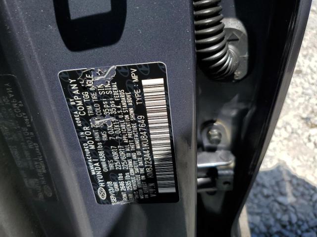 2019 Hyundai Tucson Se VIN: KM8J23A41KU847649 Lot: 58946384