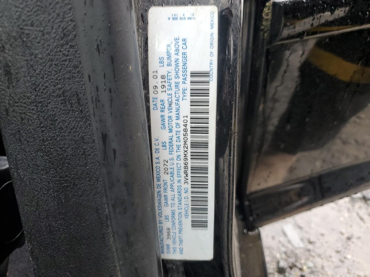 3VWRB69MX2M058401 2002 Volkswagen Jetta Gl