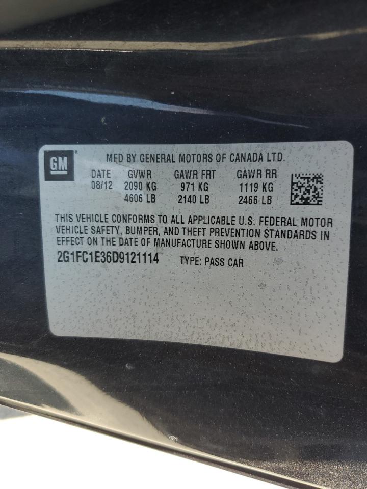 2G1FC1E36D9121114 2013 Chevrolet Camaro Lt