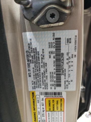 VIN 3FA6P0T95JR262989 2018 Ford Fusion, SE no.13