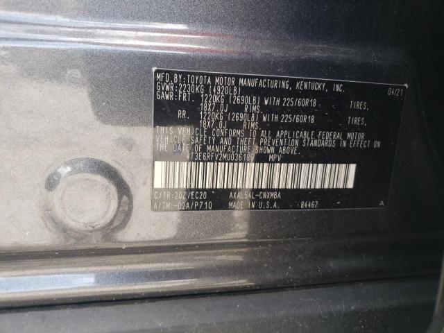 2021 TOYOTA RAV4 XSE #3304560468