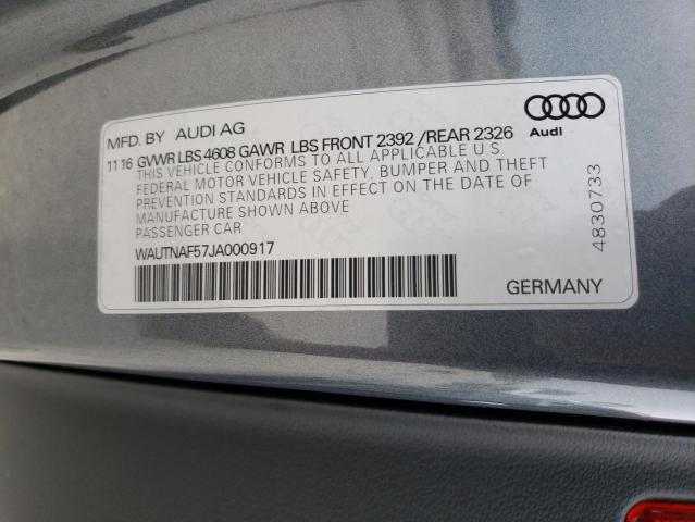 WAUTNAF57JA000917 2018 AUDI A5 - Image 12